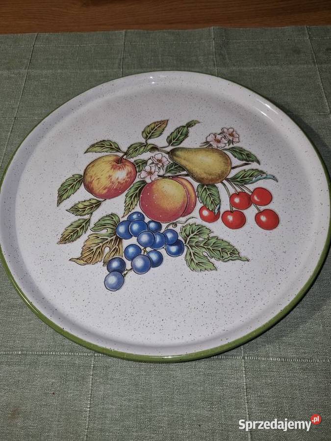 Talerz Z Owocami Ceramika i szkło Wola Podłężna