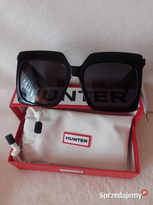 HUNTER Ekskluzywne duże okulary przeciwsłoneczne Okulary sprzedam