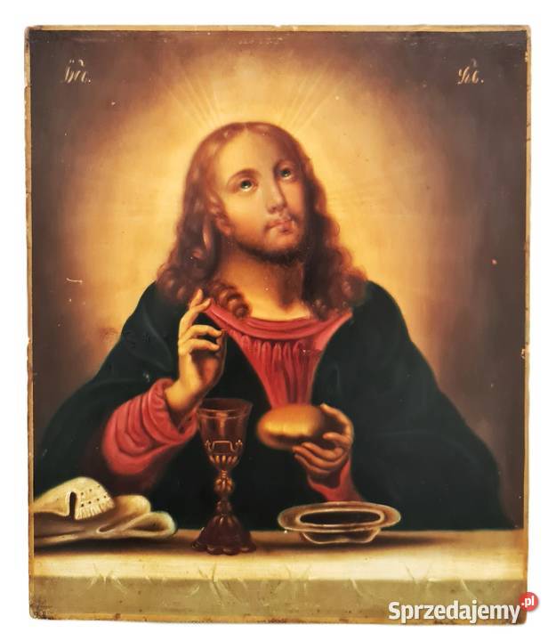 Ikona Jezus Chrystus Eucharystyczny 0024 Malarstwo Warszawa
