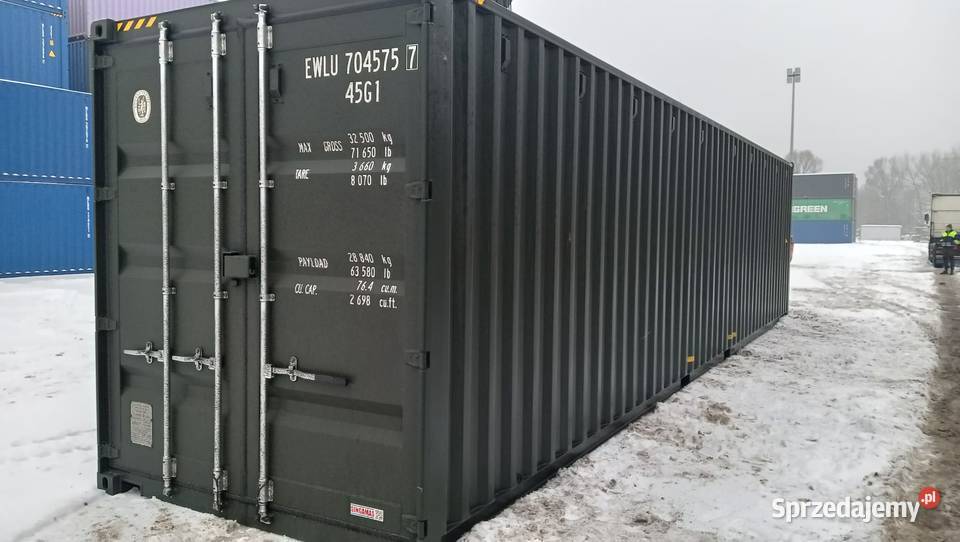 ŁADNY kontener morski 40 HC OneWay nowy mazowieckie Warszawa