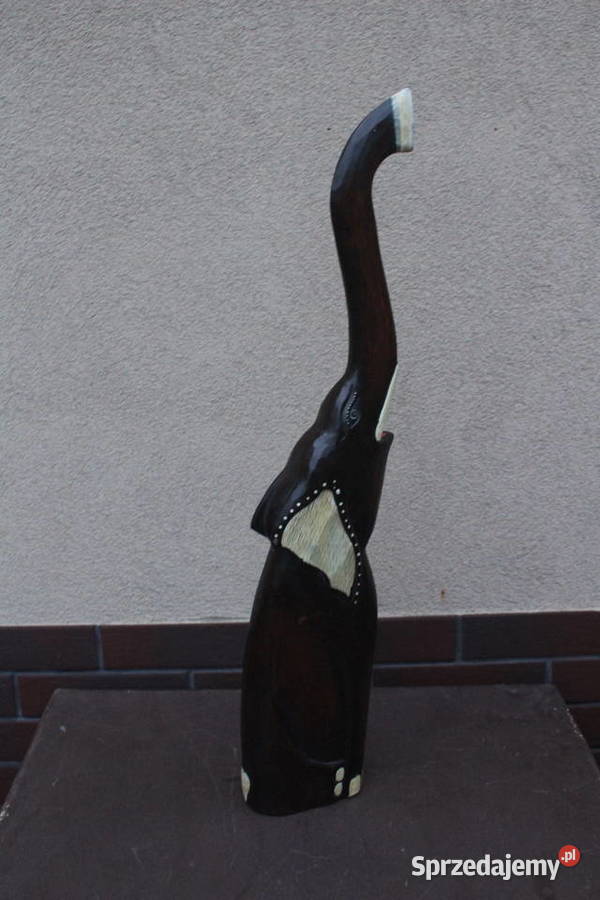 słoń drewniany Kalisz