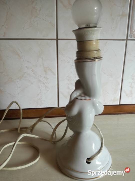 Piękna stara porcelanowa lampka nocna Ćmielów Jastrzębie-Zdrój sprzedam