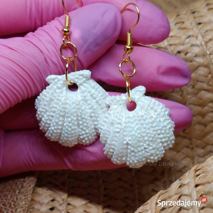 Kolczyki ręcznie robione muszelki