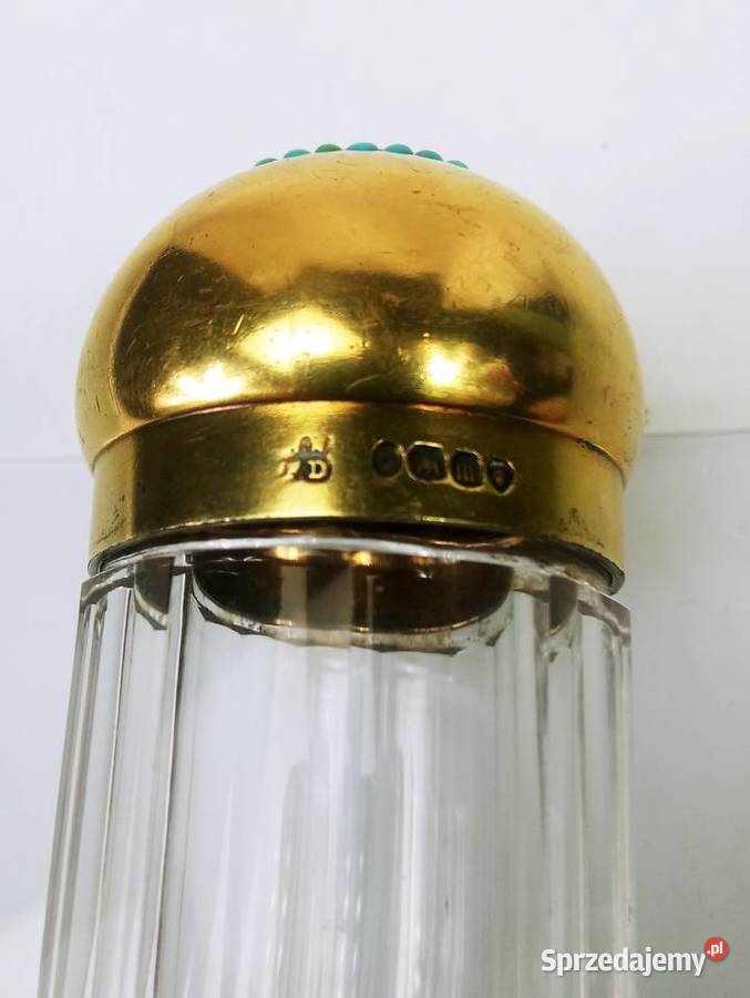 Flakon kosmetyczny Flakon Srebro Anglia 1867 Nowa Sól