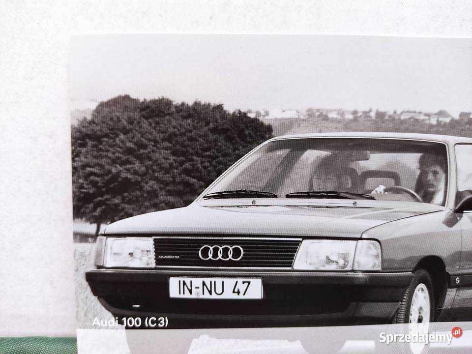 Pocztówka widokówka Audi 100 C3 quattro