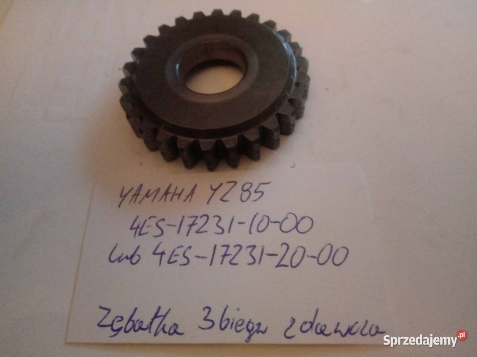 Yamaha yz 85 zebatka bieg 3 zdawcza 4ES172311000