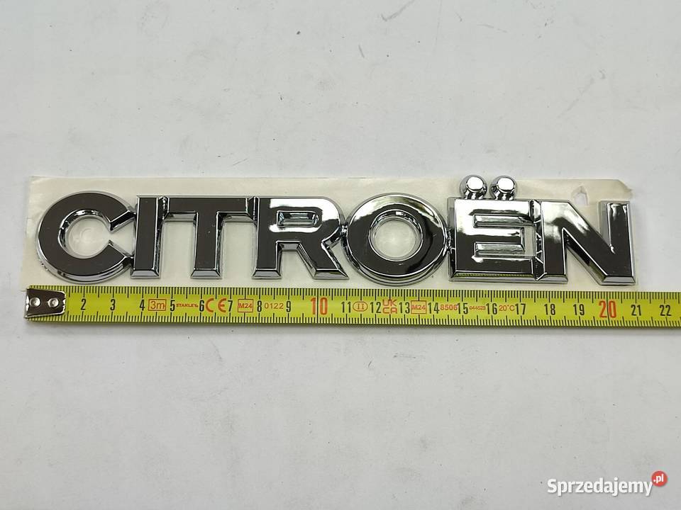EMBLEMAT NA KLAPĘ BAGAŻNIKA CITROEN 210x3240mm