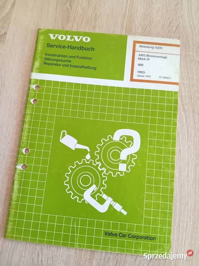 Volvo seria 400 serwis ABS