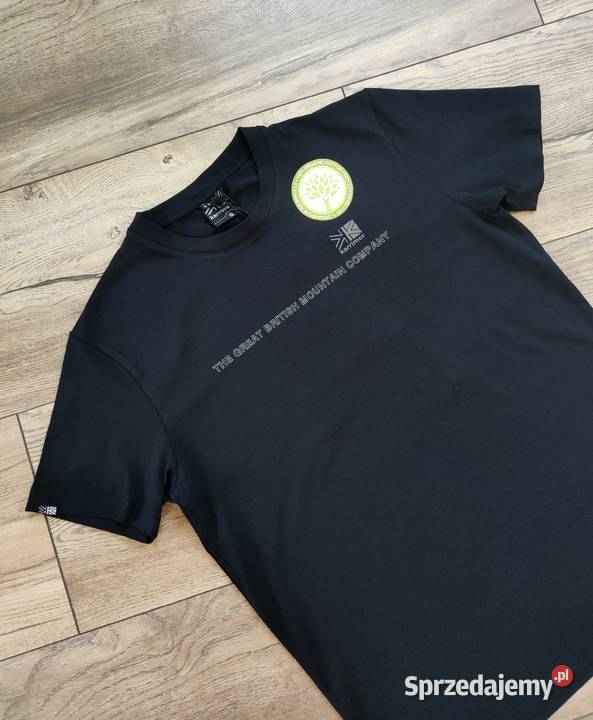 Czarna Męska koszulka Tshirt Karrimor S Bawełna Rozmiar S podkarpackie Jasło sprzedam