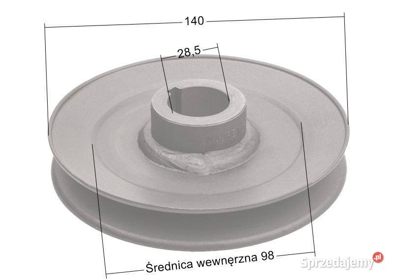 Koło pasowe Ferris sprzęgło IS700 CZĘŚĆ wielkopolskie Opalenica