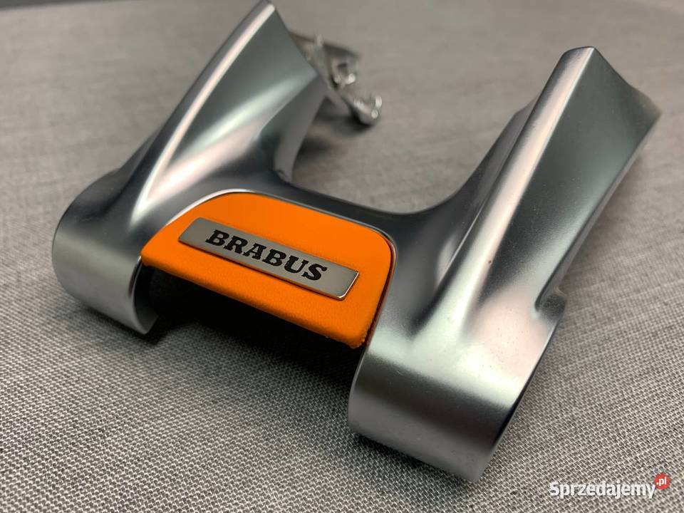 EMBLEMAT ZNACZEK LOGO skóra BRABUS na kierownicę Chełm