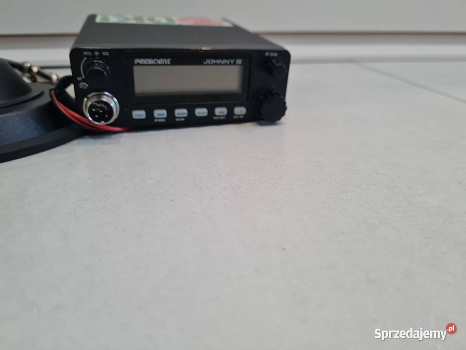Cb radio president Johnny III z anteną sirio Zabrze