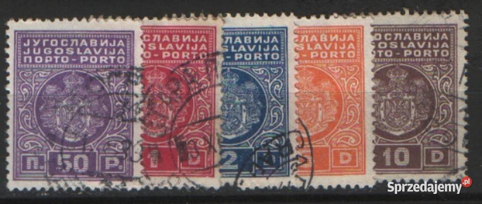 Zn Porto Jugosławia Mi 64 8 kas 1931 Filatelistyka Gliwice