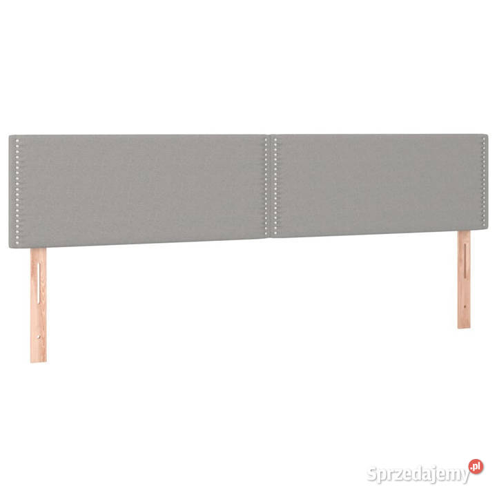 Zagłówek do łóżka z LED jasnoszary 160x5x7888 mazowieckie Warszawa