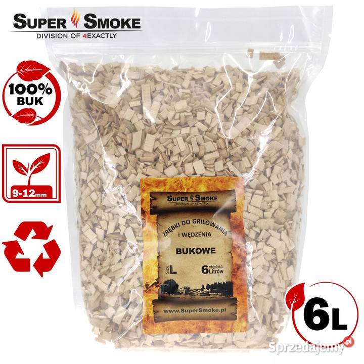 Zrębki Wędzarnicze Super Smoke BUK KL10 912mm Białystok