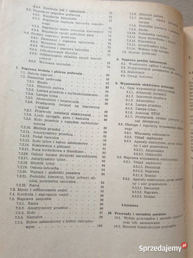 Naprawa motocykli WSK Kuklewicz twarda z obwolutą małopolskie