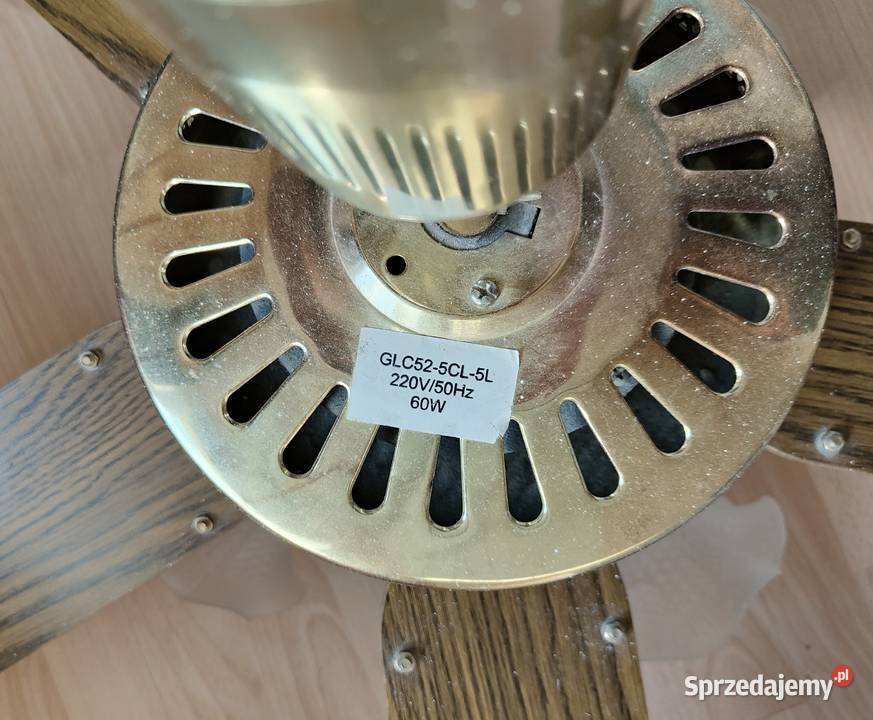 Lampa sufitowa wiatrak wentylator żyrandol Lampy wiszące Szczecin sprzedam