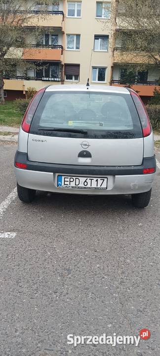 Syndyk sprzeda samochód osobowy marki Opel Corsa Pruszcz Gdański