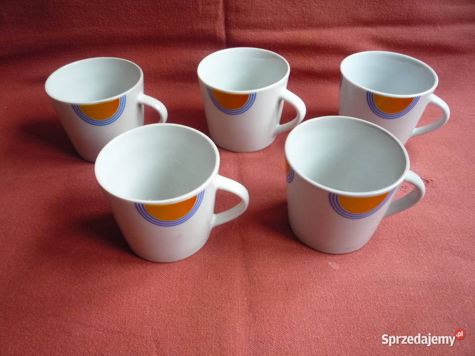 Serwis Kawowy 5 filiżanek i 5 spodków Nowy zachodniopomorskie Szczecin sprzedam