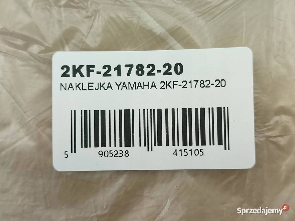 NAKLEJKA 4VALVES NA LEWY BOCZEK YAMAHA XT600 sprzedam