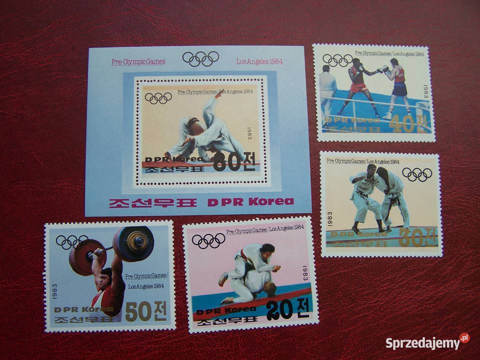 Korea 1983 MNH Sport Olimpiada Los Angeles 84 Tychy
