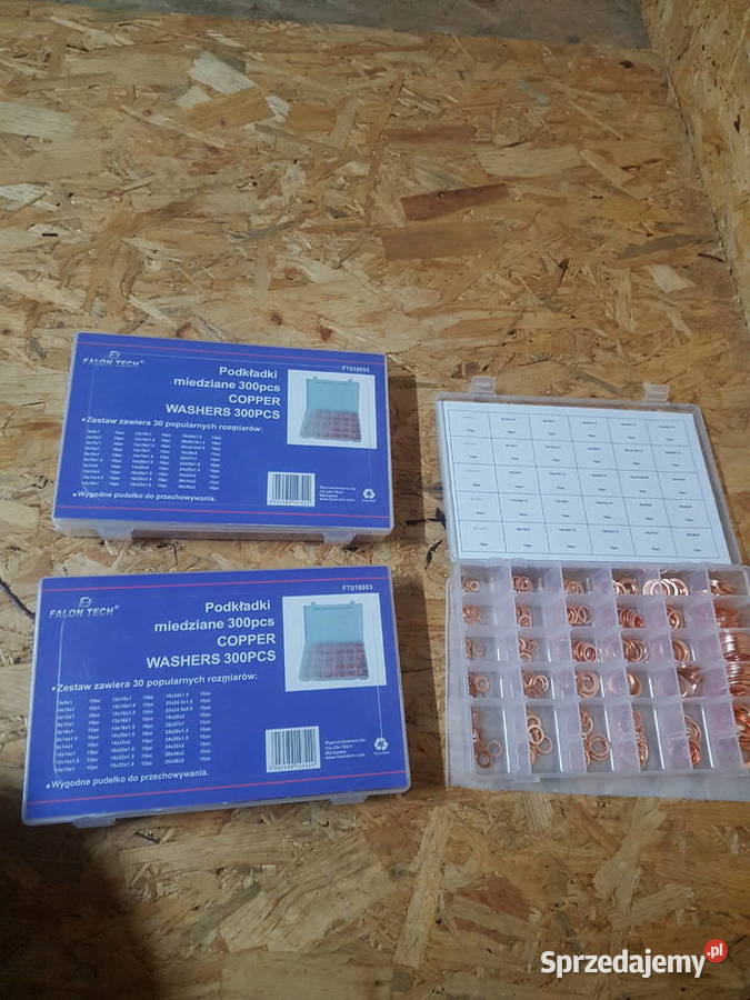 PODKŁADKI MIEDZIANE USZCZELKI ZESTAW 300 Głogowa