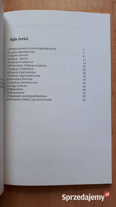 Matematyka Zajęcia wyrównawcze Zbiór zadań Książki naukowe i popularnonaukowe śląskie Rybnik