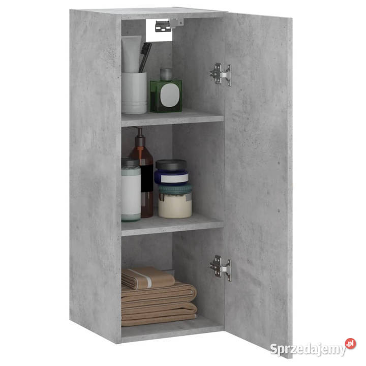 Szafka wisząca szarość betonu 345x34x90 WM828840