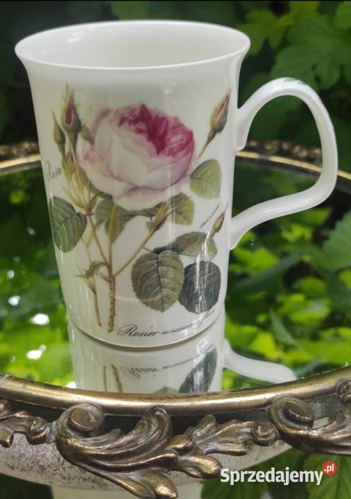 ROY KIRKHAM kubek porcelanowy 320ml REDOUTE ROSE łódzkie Pabianice