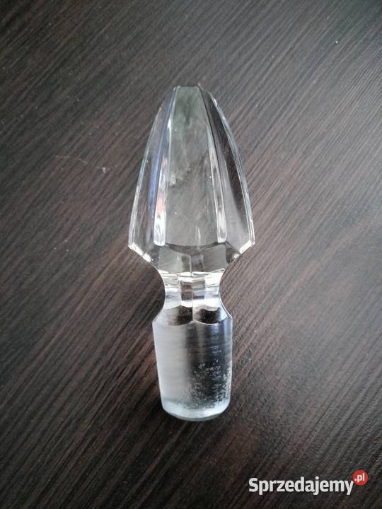 Duży kryształowy korek do karafki zachodniopomorskie Choszczno