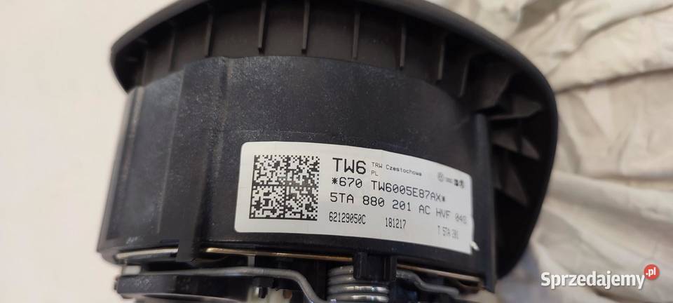 VW TIGUAN II PODUSZKA AIRBAG KIEROWCY Poduszki powietrzne dolnośląskie