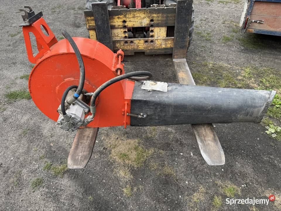 Kosz na trawę wysoki wysyp turbina ssawa rura Pobiedziska sprzedam