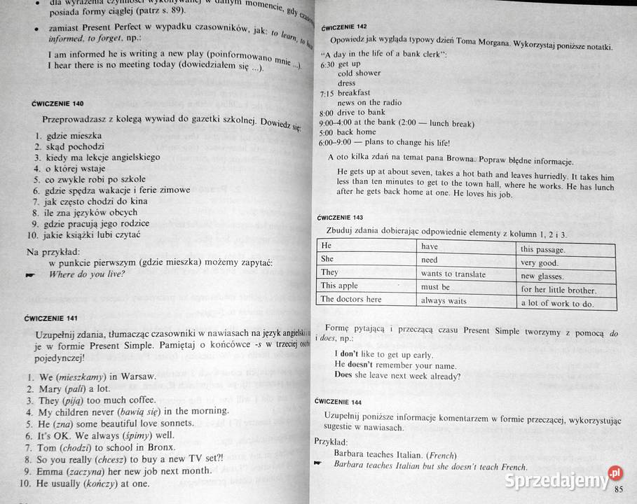 Nowa gramatyka angielska w ćwiczeniach Romuald Chełm sprzedam