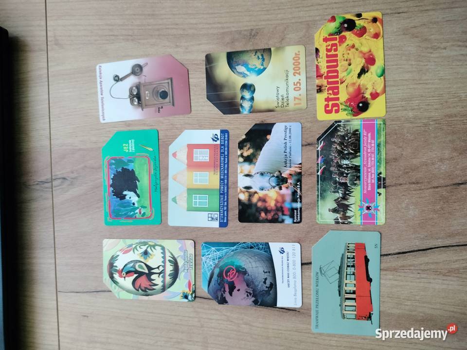 Karty telefoniczne lata 90 14 kredki kogut Choszczno