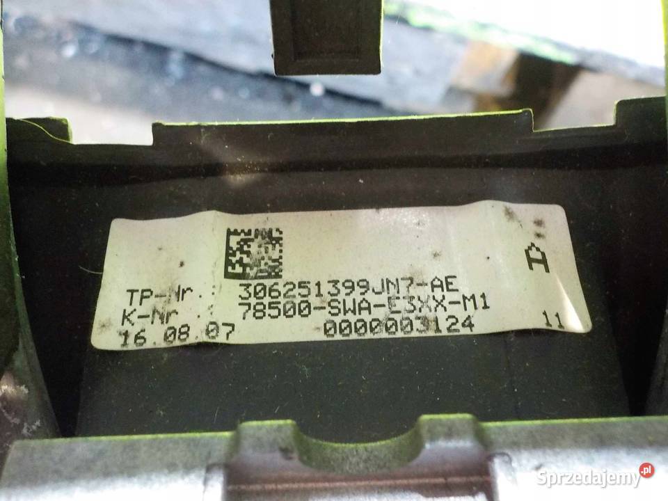 CRV III 07r kierownica skorzana 78500SWAE3XXM1 osobowe Suków