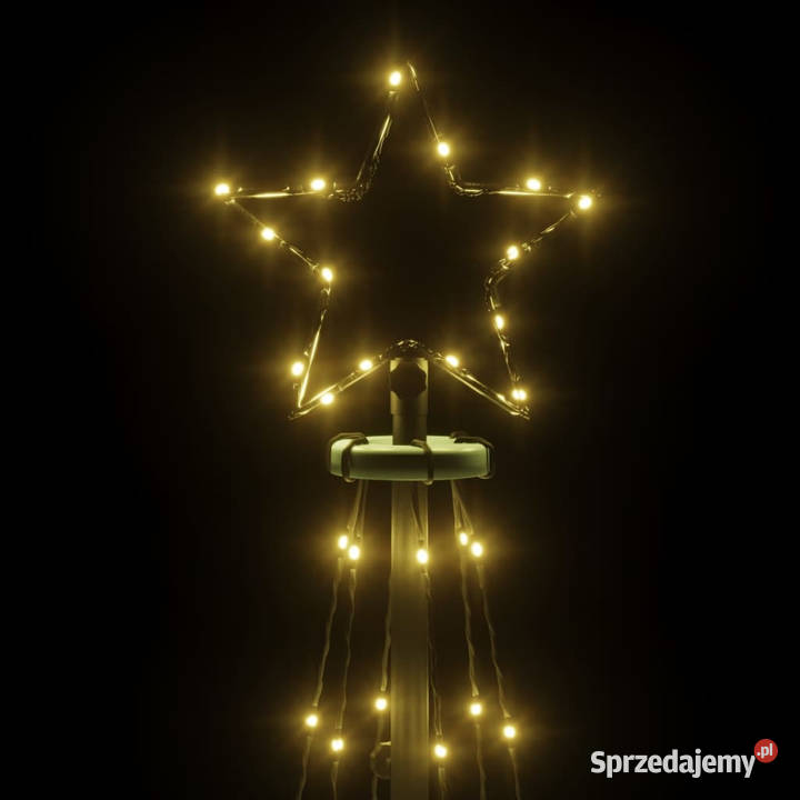 Choinka stożkowa 108 ciepłych białych LED 70x180 Warszawa sprzedam