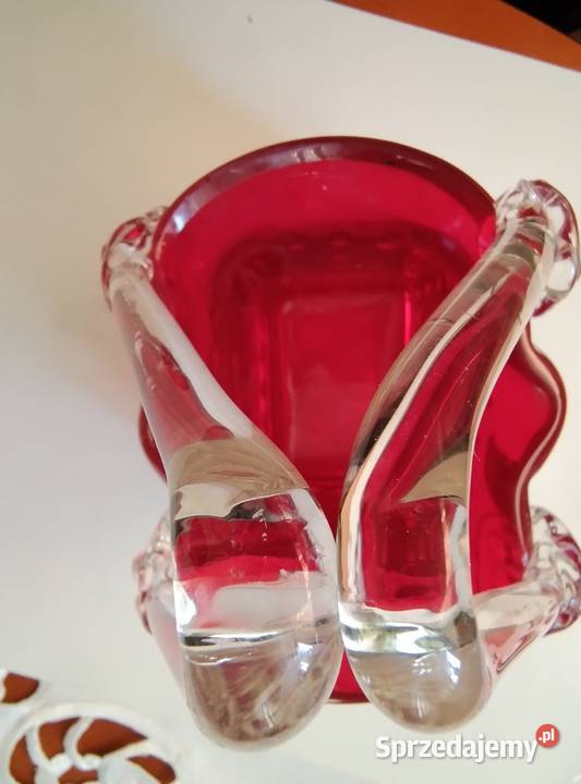 Czerwonorubinowe szkło artystyczne Żory