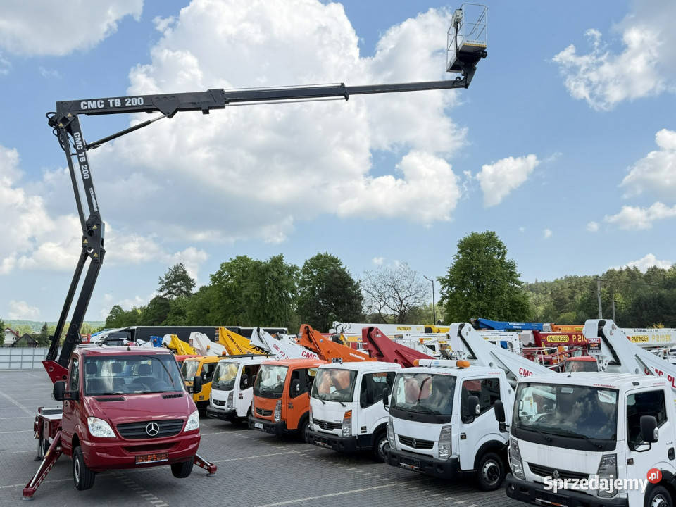 Mercedes Sprinter Podnośnik Koszowy 20m CMC Motoryzacja Widełki