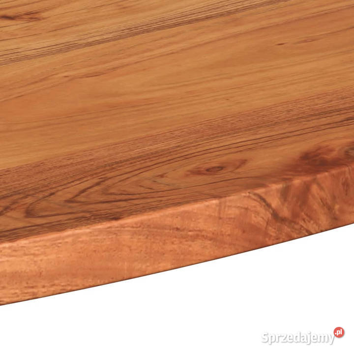 Blat do stołu 140x50x38 owalny lite drewno