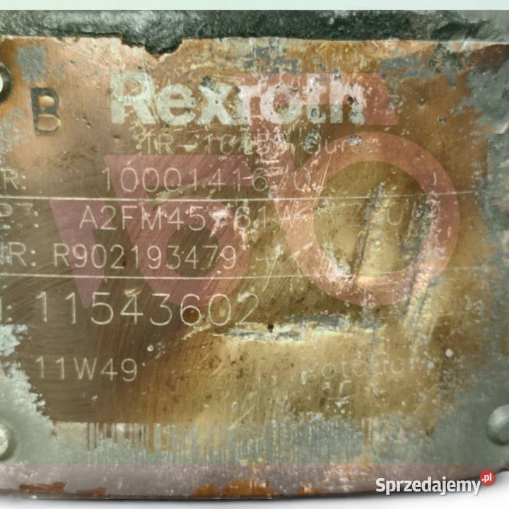 Silnik jazdy R902193479 Rexroth A2FM4561W Wilkowo