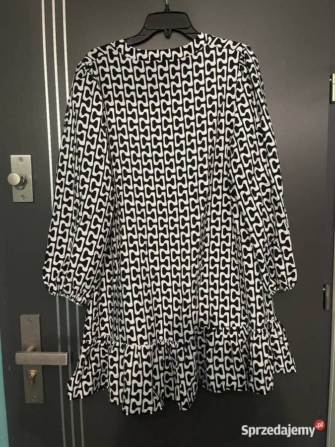 Dunnes stores sukienka modny wzór luźny fason