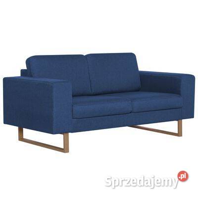 vidaXL 2osobowa sofa tapicerowana tkaniną Warszawa sprzedam