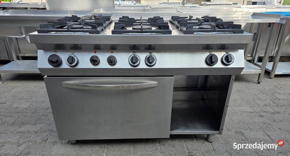 Kuchnia Gaz 6 Pal z Piekarnik Elekt HENDI M1709 Gastronomia Nowe Skalmierzyce sprzedam