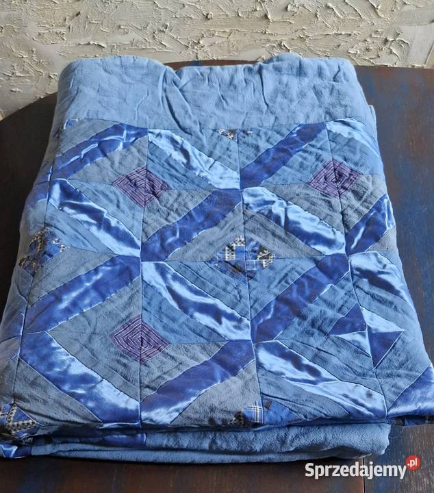 Kołdra PATCHWORK uszyty ręcznie z kawałków tk Lublin sprzedam
