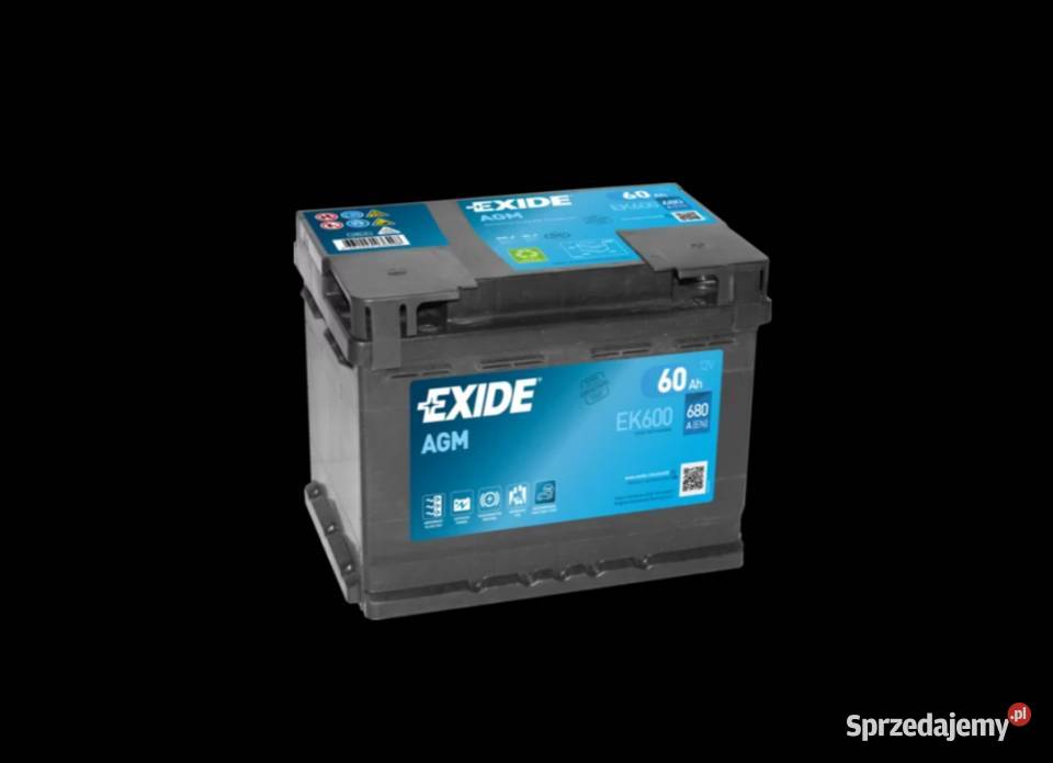 Exide EK600 AGM Autobatterie 60Ah