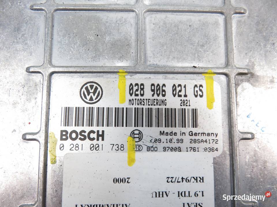 STEROWNIK SEAT ALHAMBRA I 19 TDI 028906021GS