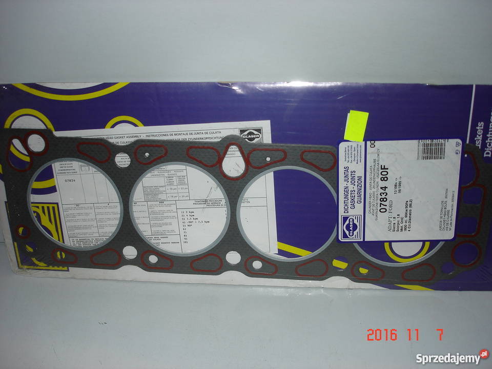 Uszczelka głowicy FORD Sierra Scorpio GL07834 Pyrzyce