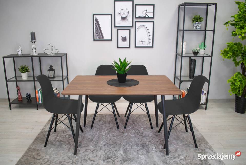 Krzesło do kuchni jadalni biura DSW Czarne NOWE Stoły, krzesła, biurka Choroszcz