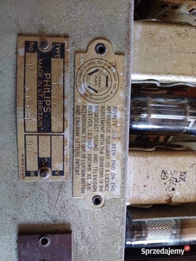 Radio lampowe Philips B3G63A Lublin