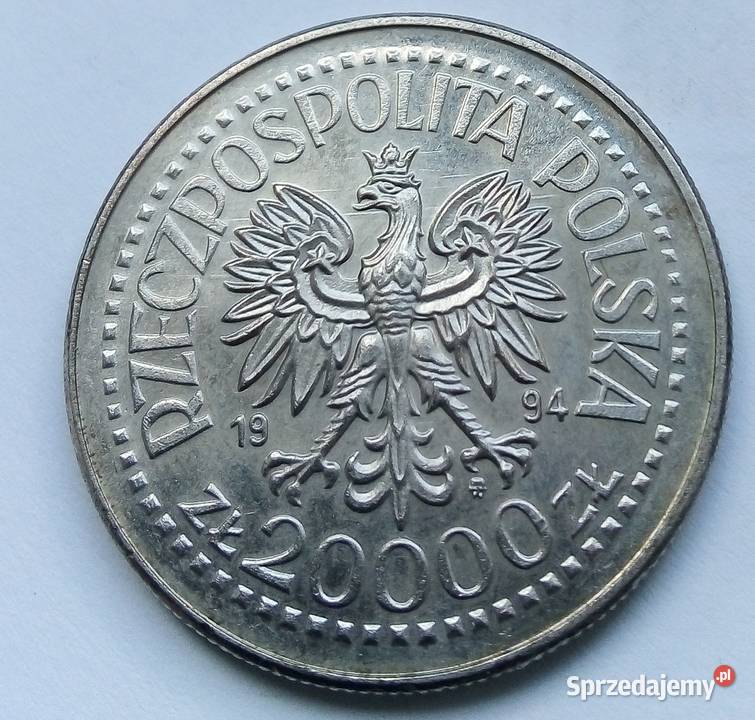 POLSKA20 000 1994 rCuNiZYGMUNT STARY
